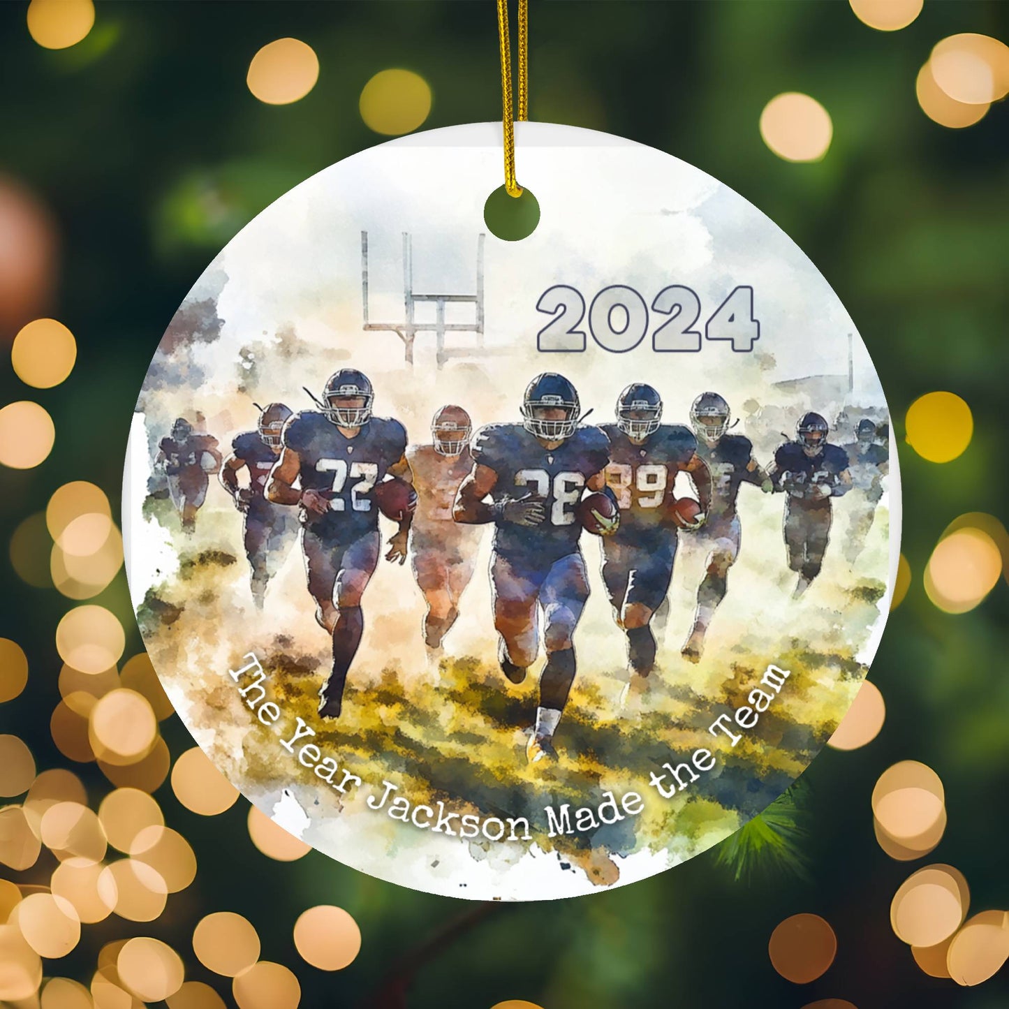 Football Team Ornament